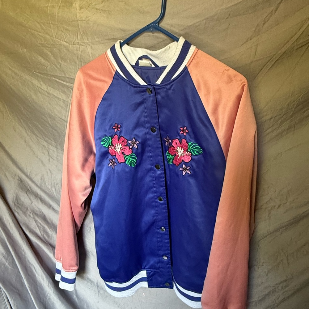 Disney’s Lilo and Stitch Embroidered Floral Jacket